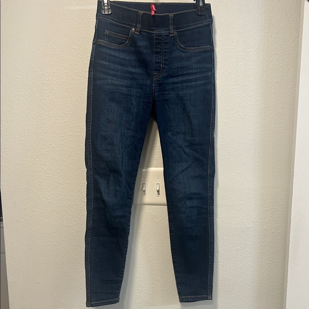 SPANX Dark Blue Skinny Jeans Jeggings